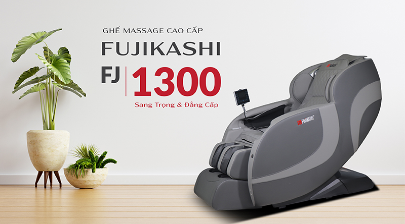 Ghế massage Fujikashi FJ-1300 sang trọng và đẳng cấp