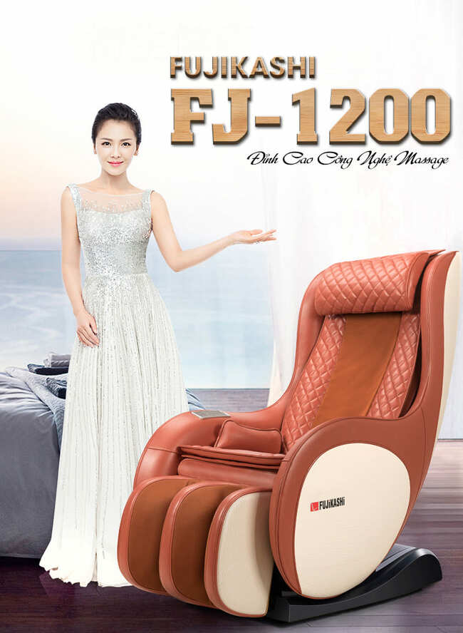 Ghế mát xa toàn thân giá bao nhiêu? Fujikashi FJ-1200 có giá 24 triệu đồng