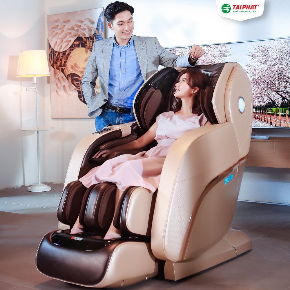 Ghế mát xa Nhật nội địa Fujikashi FJ-7000 thuộc dòng Luxury với các chức năng hiện đại