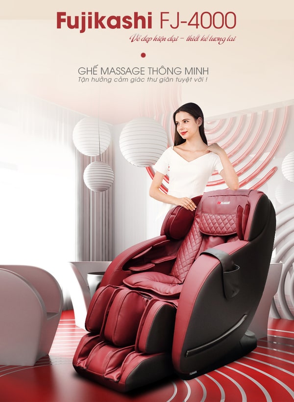 Fujikashi - Một trong các thương hiệu ghế massage nổi tiếng hiện nay